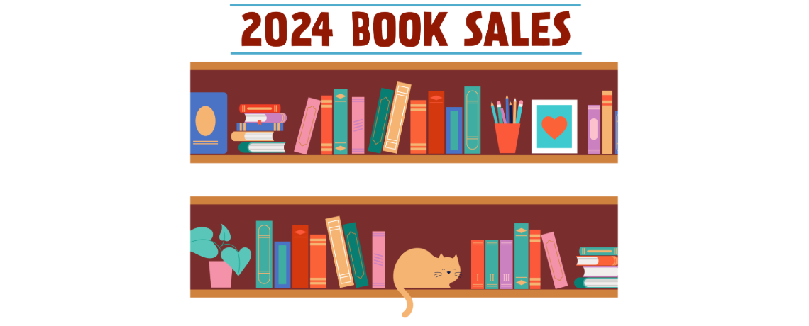 2024 Book Sales (graphic) Friends of Yachats Library